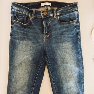 Loft Lightly Distressed Medium Wash Jegging